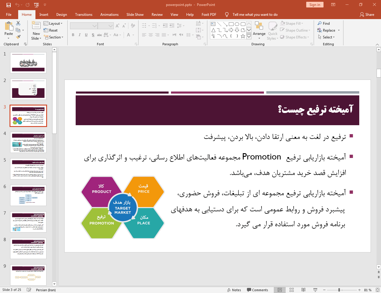 آمیخته ترفیع چیست
