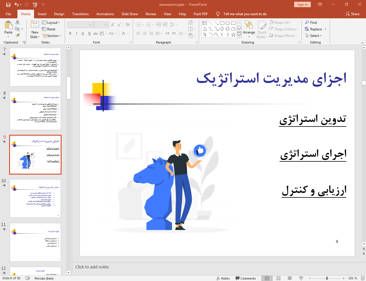 اجزای مدیریت استراتژیک