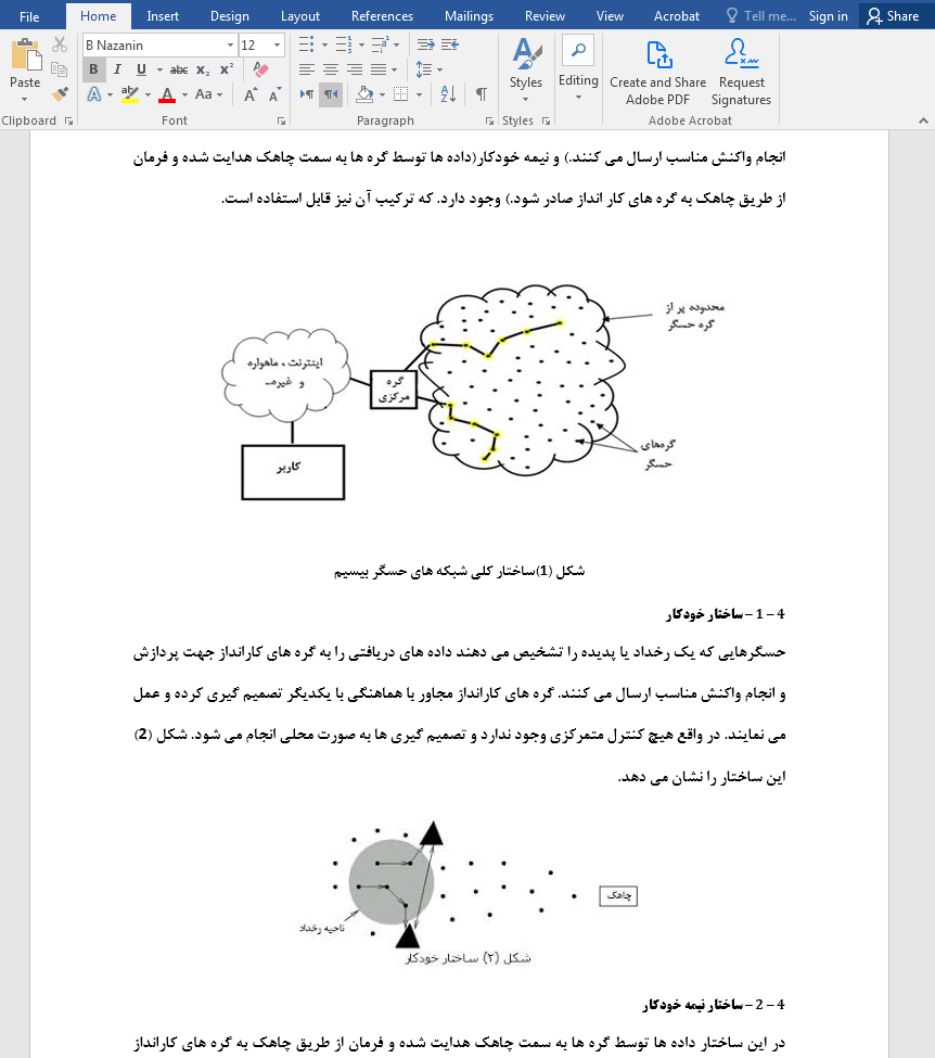 شبکه حسگر بی سیم