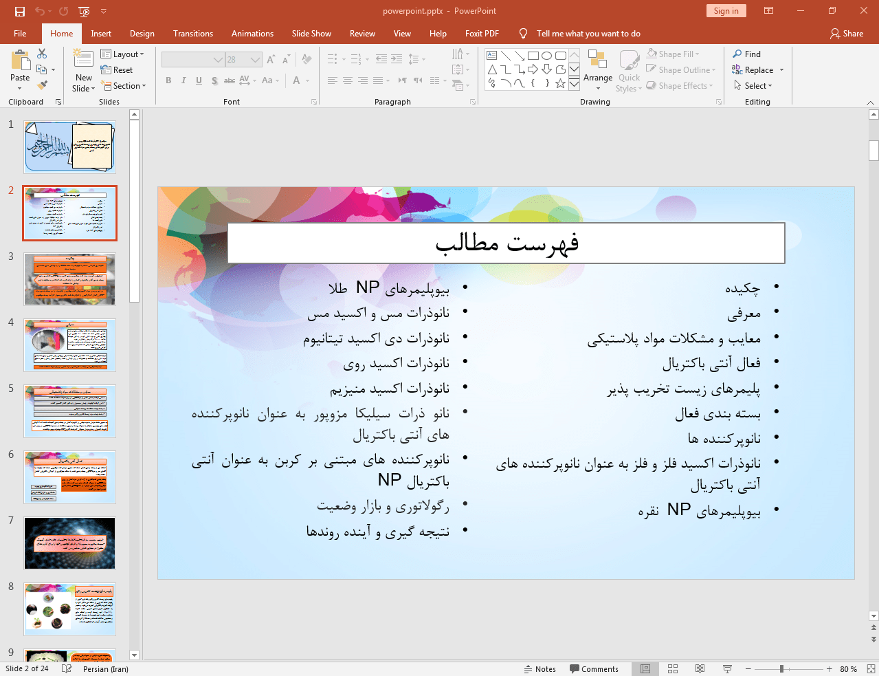 نانوذرات ضدمیکروبی