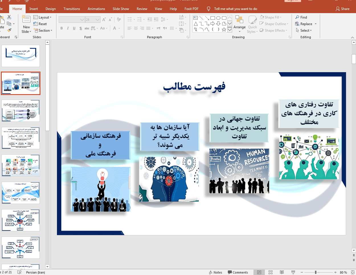 تفاوت های فرهنگی