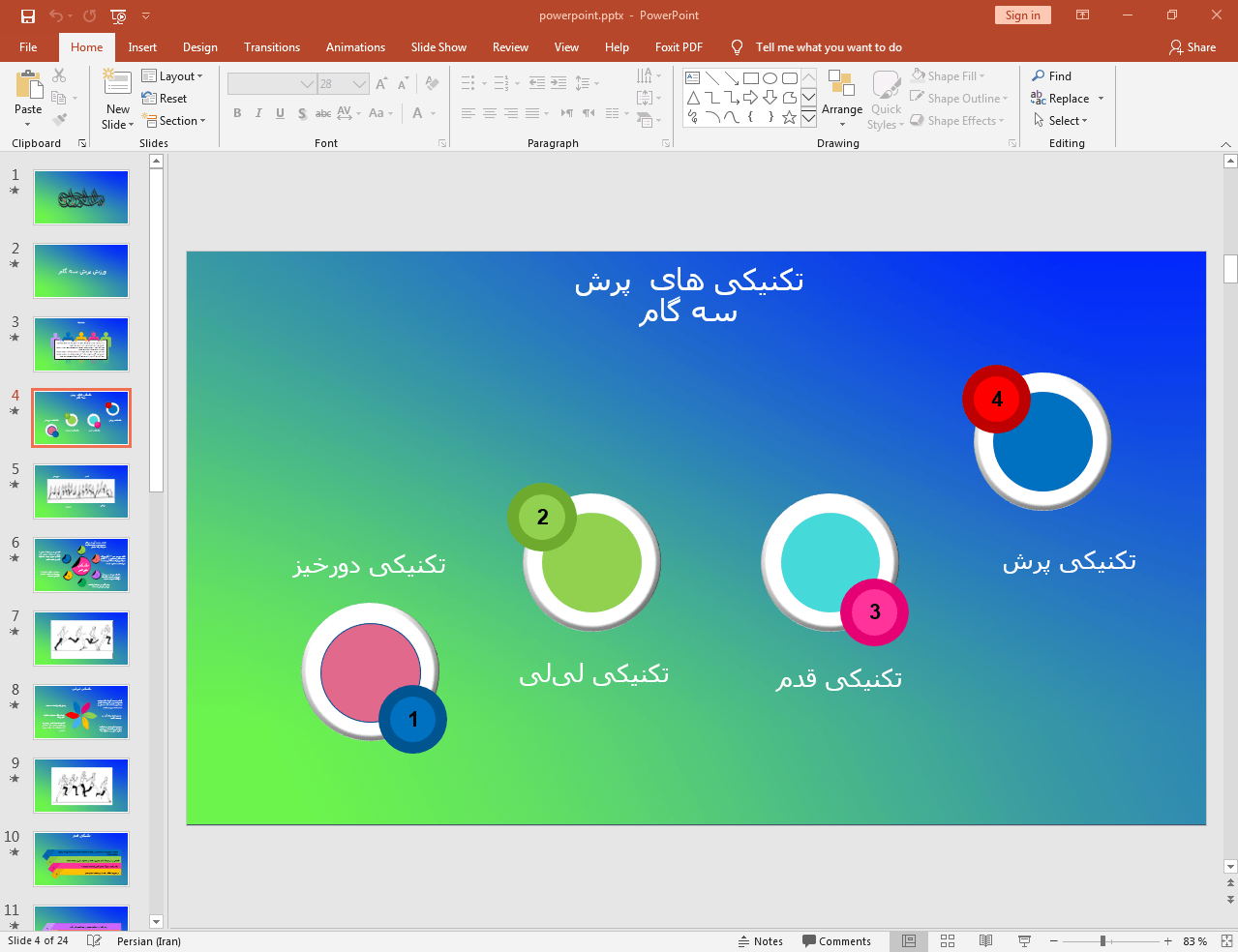 تکنیکی های پرش سه گام