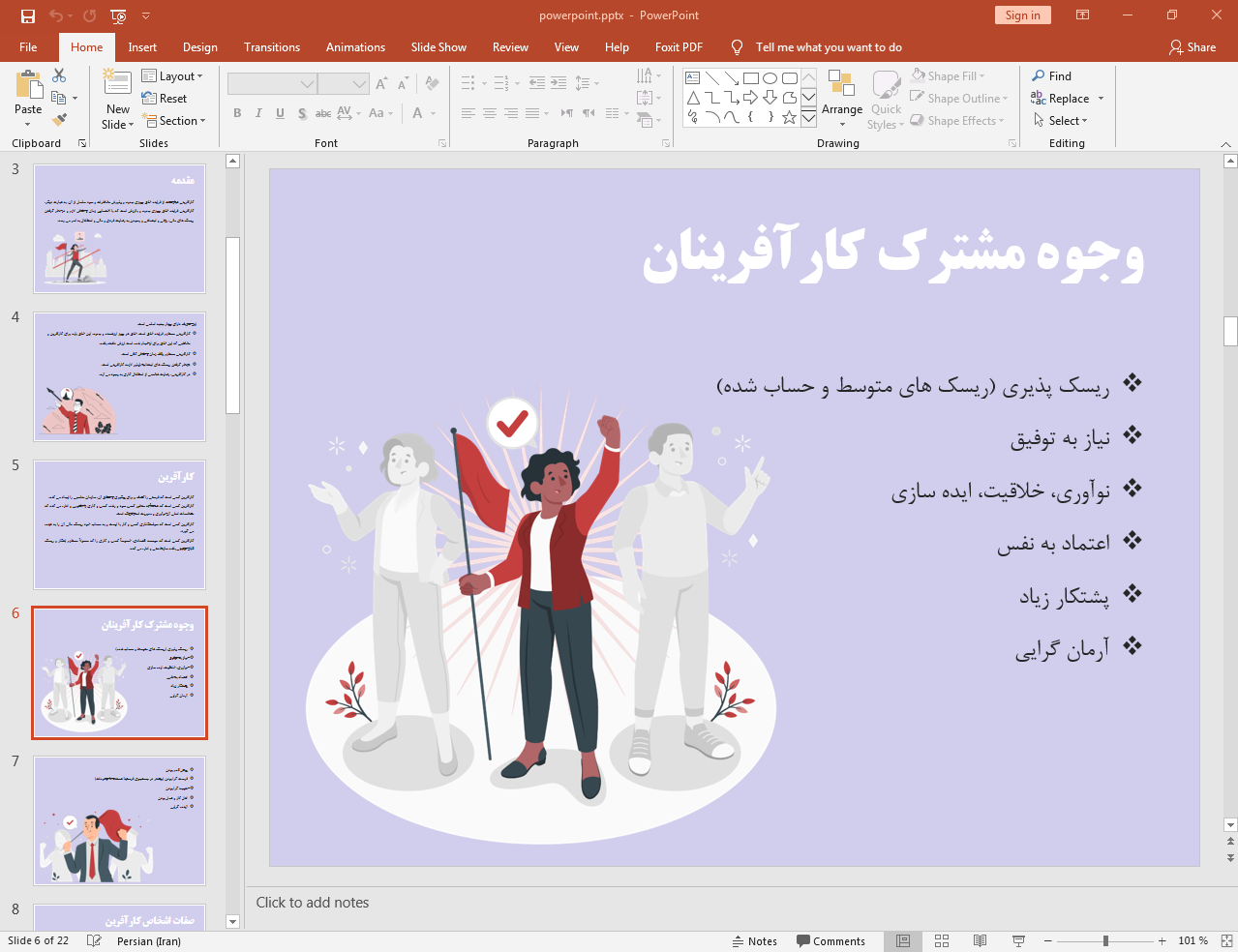 وجوه مشترک کارآفرینان