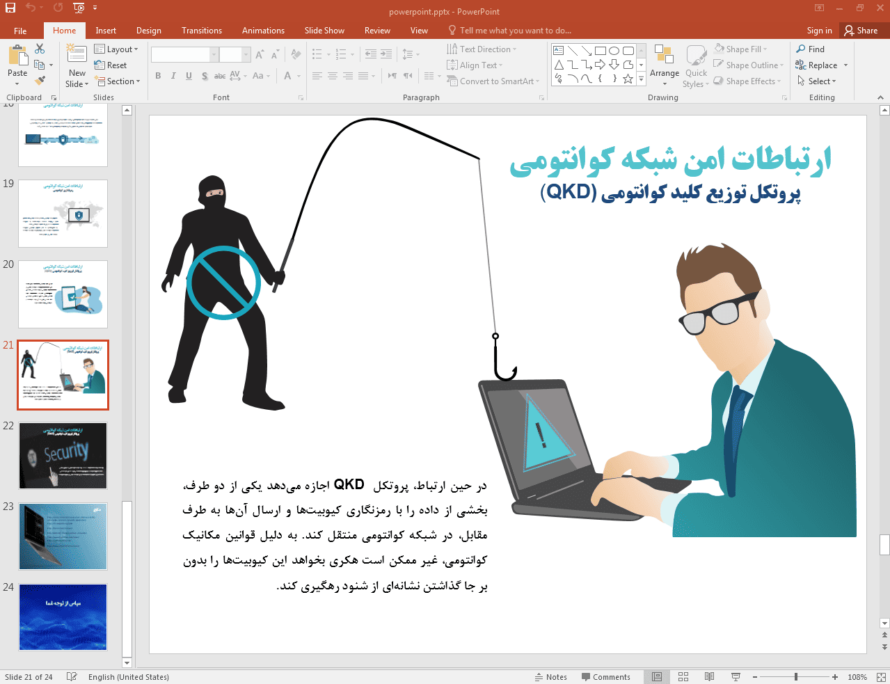 ارتباطات امن شبکه کوانتومی