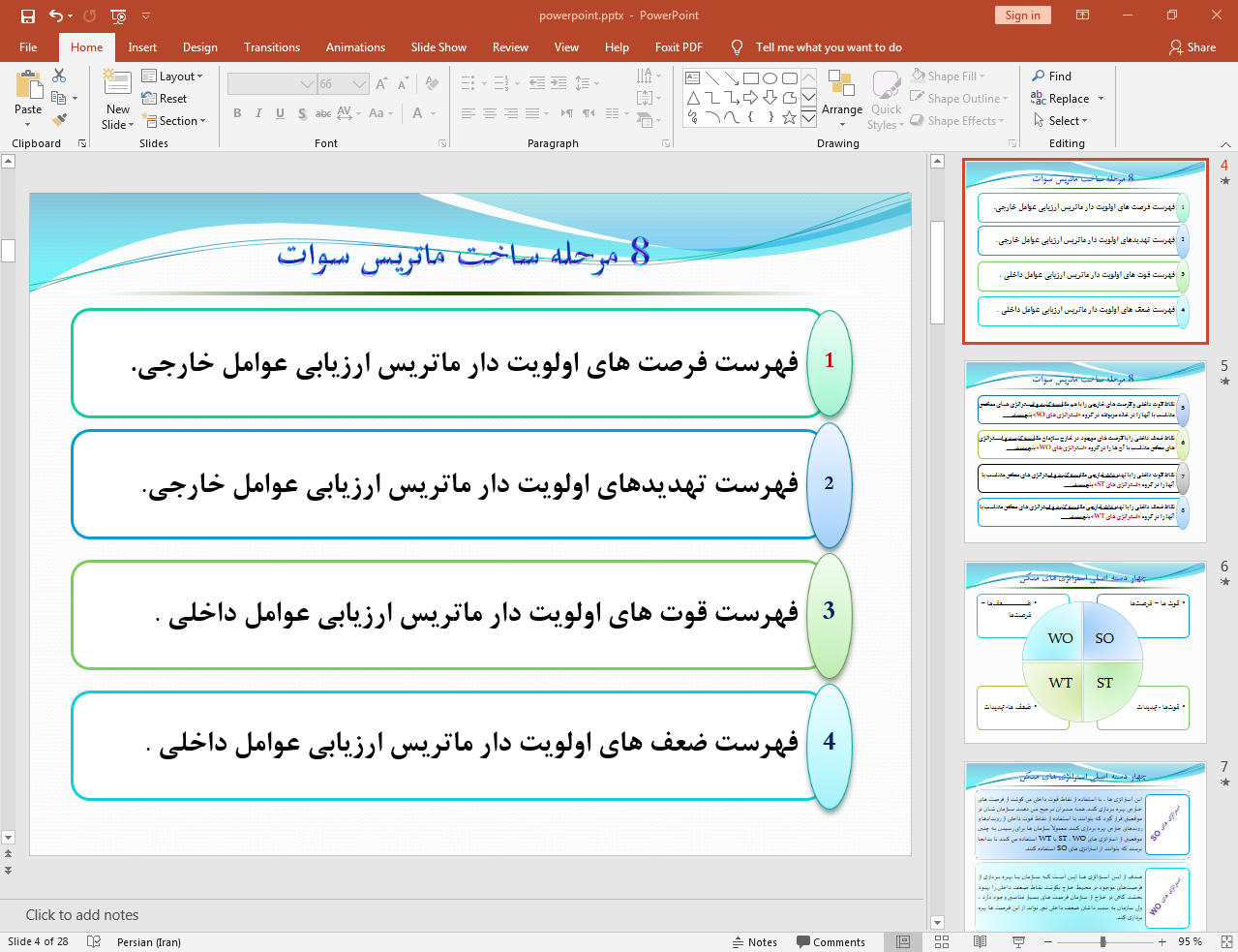 ساخت ماتریس سوات