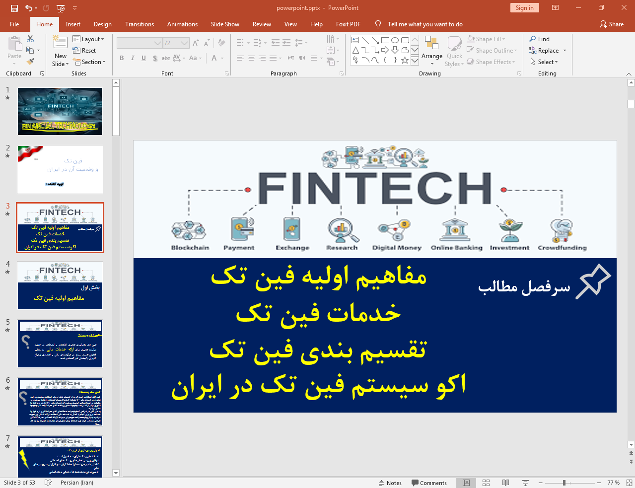 فین تک در ایران