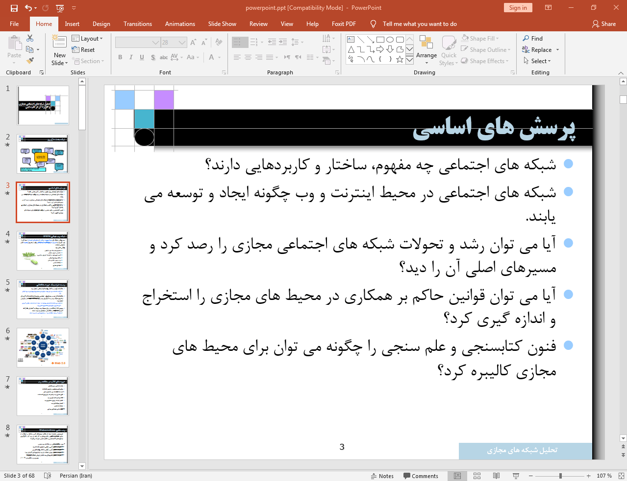 ساختار شبکه اجتماعی