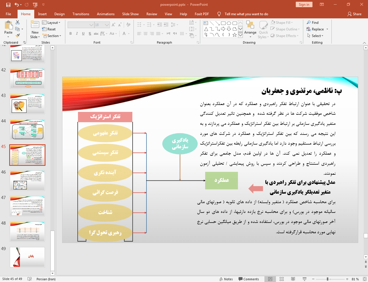 مدل پیشنهادی