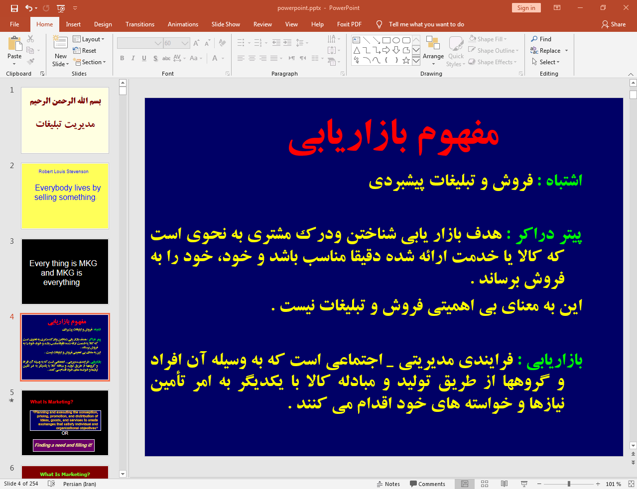 مفهوم بازاریابی