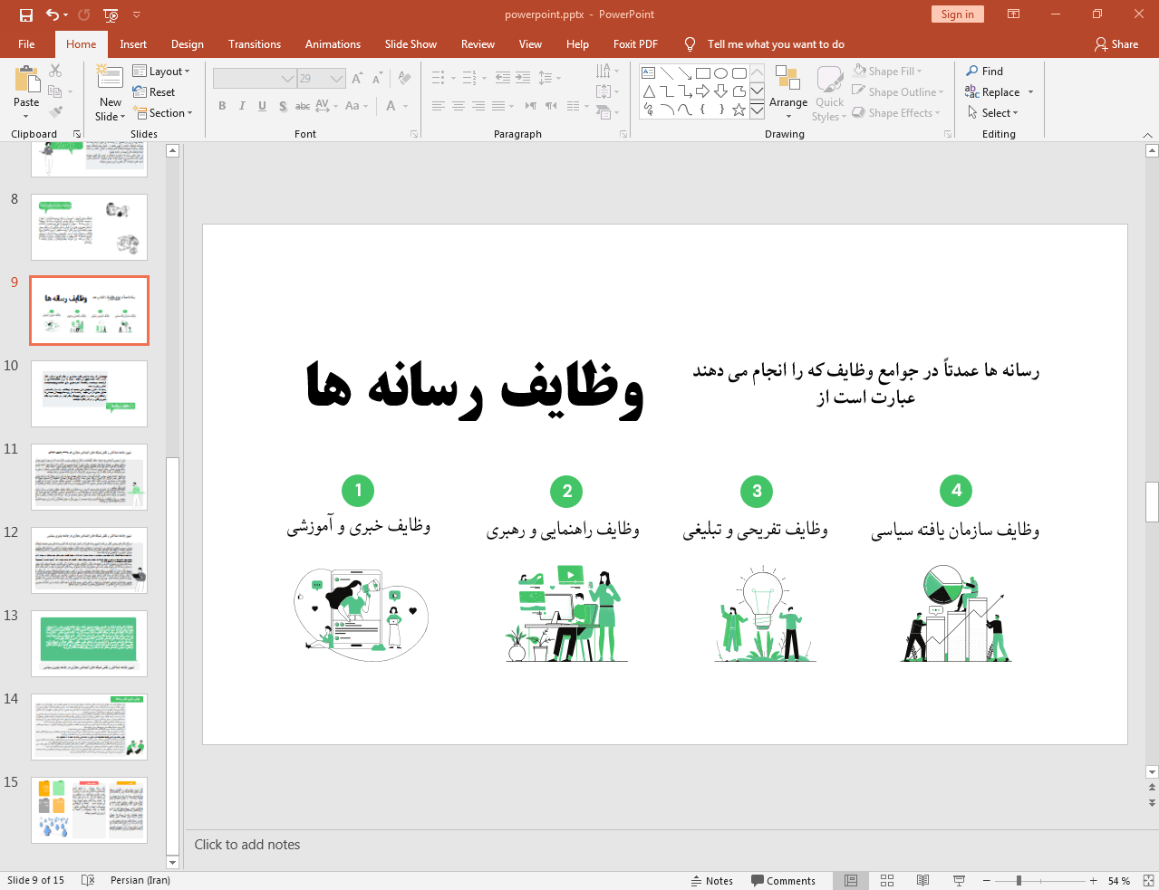 وظایف رسانه ها