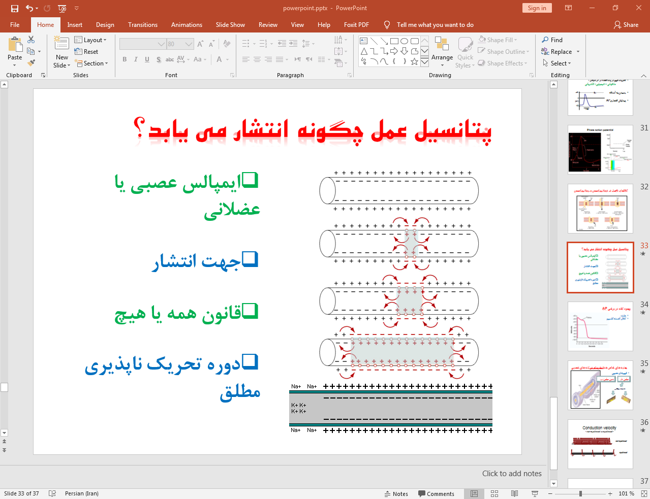 پتانسیل عمل